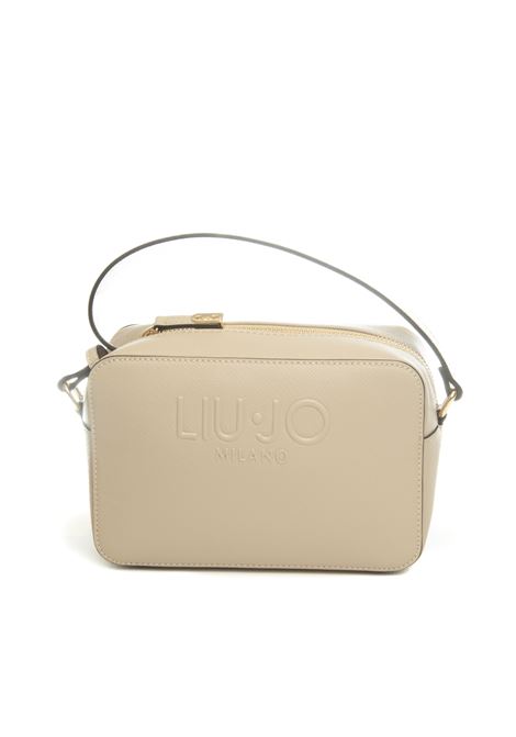 borsa a tracolla logo bianco LIU JO | AA5153E0087HALONA-51308